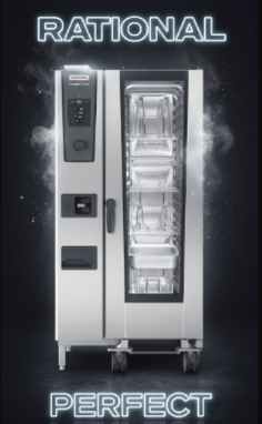 Professioneller RATIONAL Kombidämpfer für Großküchen und Gastronomie