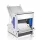 Professionelle Tisch-Brotschneidemaschine – halbautomatisch, mit Brotrutsche, 30 Messer, 12 mm Schnittstärke