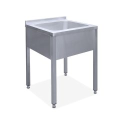 Egymedencés mosogató - 700x700x300 mm