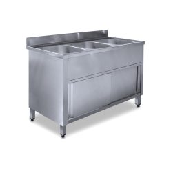 Hárommedencés mosogatószekrény - 500x500x300 mm