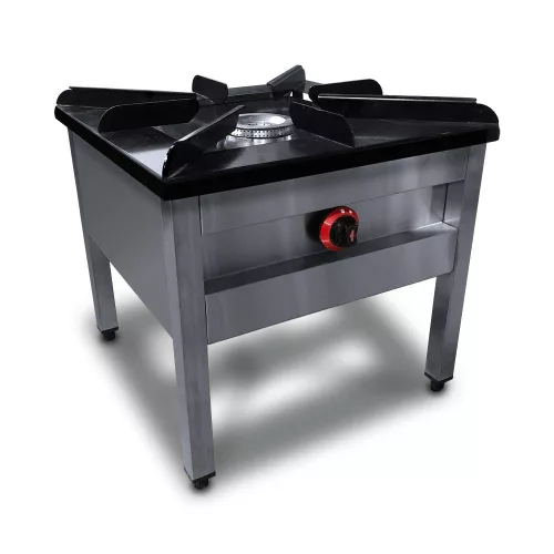 Gaskocher - 14 kW, 2 Brennerringe