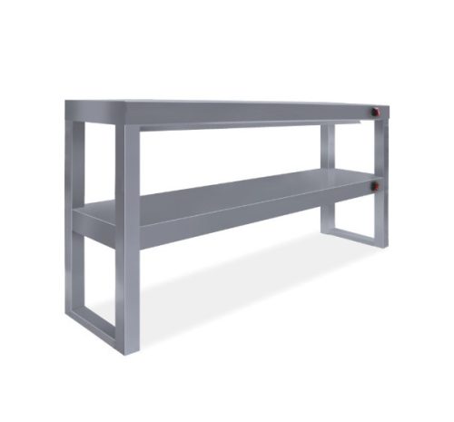 Kétszintes átadó polc infrakerámiás hőhíd 2 fütőtt polccal