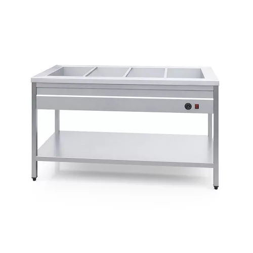  Melegentartó pult 4xGN1/1 fűtőpaplanos