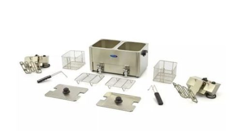 Asztali ipari olajsütő - Maxima  2x8L elektromos