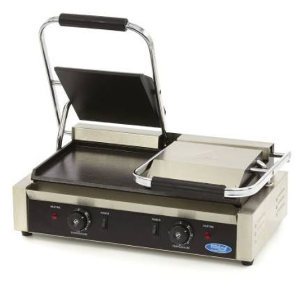 Ipari kontakt grill - MAXIMA MCG Dupla, sima