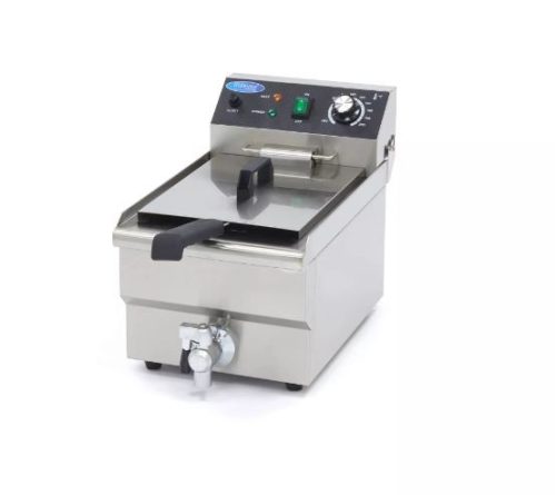 Asztali ipari olajsütő - MAXIMA Leeresztő Csappal 10 Literes