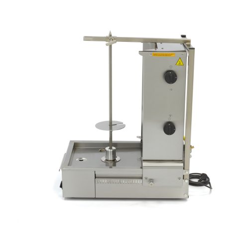 Gázüzemű Gyros Sütő - MAXIMA 2 Égős, Alsó motoros