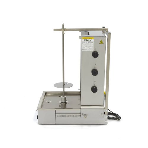 Gázüzemű Gyros Sütő - MAXIMA 3 Égős, Alsó Motoros