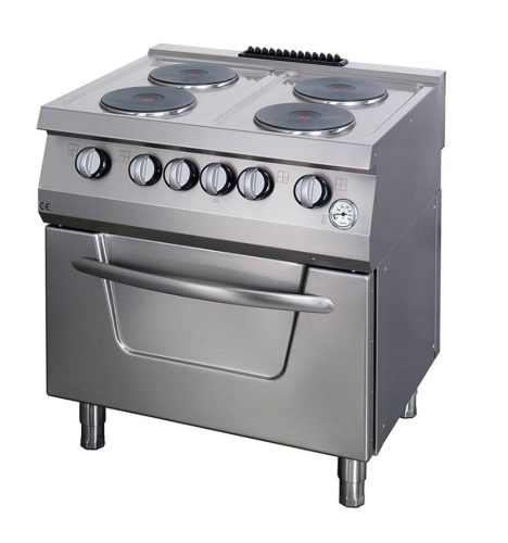 Villanytűzhely - Maxima szabadonálló 4 égős beépitett sütővel