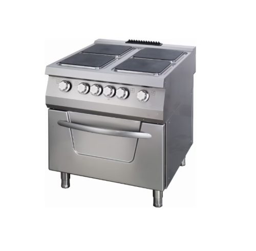 Villanytűzhely - Maxima szabadonálló 4 égős sütővel