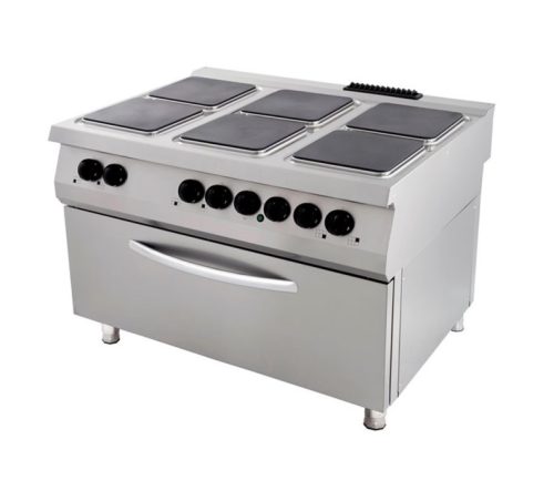 Villanytűzhely - Maxima szabadonálló 6 égős sütővel