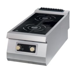   Ipari indukciós főzőlap - Maxima Prémium indukciós tűzhely  2 égő 90 cm mély elektromos