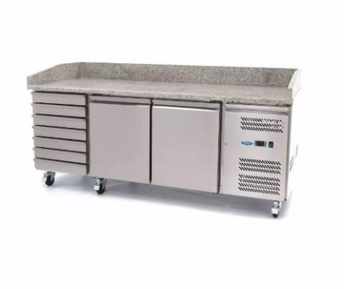 Pizzapult - Maxima 2 ajtóval 7 kelesztőfiókkal, 780 literes