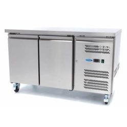 Hűtött Munkaasztal - Maxima 2 Ajtós, Kerekekkel