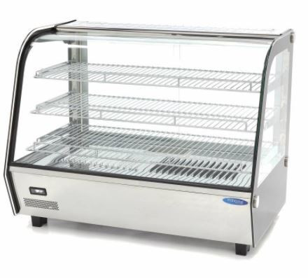 Melegentartó vitrin - MAXIMA Deluxe 160 Liter