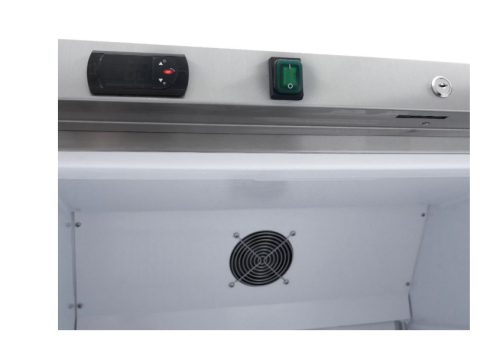 Ipari hűtőszekrény - Maxima 600 literes rozsdamentes