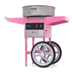   Zuckerwattemaschine – Maxima Ø 52cm – Rosa – mit Wagen