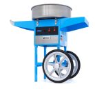 Vattacukor készítő gép – Ø 52cm – Kék – Kocsival