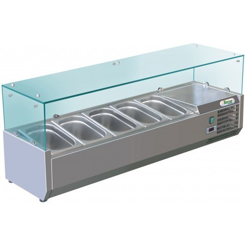 Feltéthűtő - Forcar pizza,GN1/3 edényekhez