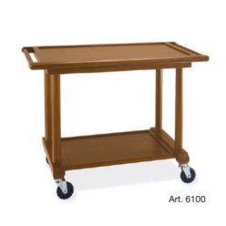   Kocsik - Metalcarrelli felszerelhető fa szerviz kocsi, több színben