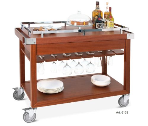 Kocsik - Metalcarrelli fa szerviz kocsi, 120