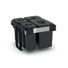 Beépíthető hulladékgyűjtő - Ekotech Free Jazz 45 1x26 liter + 3x7 liter