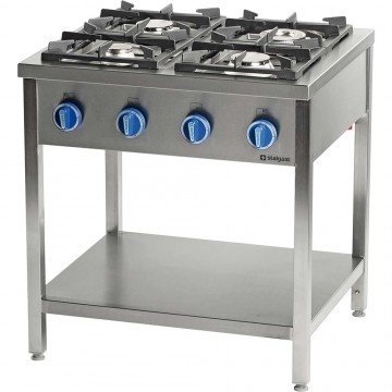 Ipari gáztűzhely - STALGAST 4 égős, 24 kW