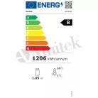 Kühlvitrine - AMITEK AK102EF 100 Liter