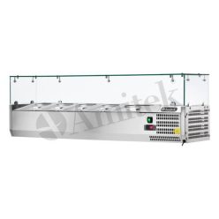 Feltéthűtő - Amitek AK14438, 4xGN1/3+1xGN1/2