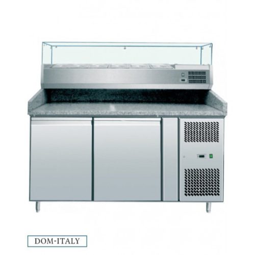 Pizzapult  - AMITEK AK2602TN hűtött különálló AK15633 feltéthűtővel