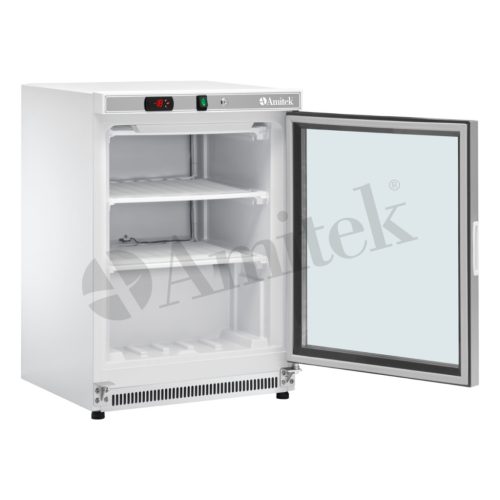 Üvegajtós fagyasztószekrény - Amitek AKM200FG 140 literes