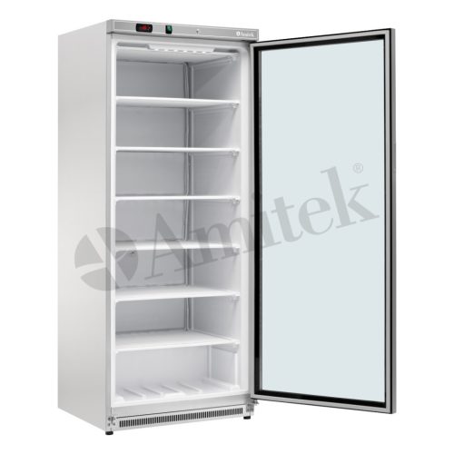 Üvegajtós fagyasztószekrény - Amitek AKM600FGSS 580 literes
