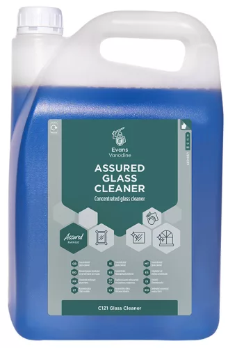 EVANS tisztítószer - Assured Glass Cleaner (Garantált üvegtisztító) 5 L