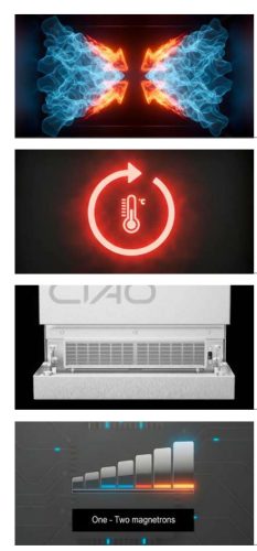 Gyors sütő - Ciao CIAO2MAO3B fekete 2 magnetron