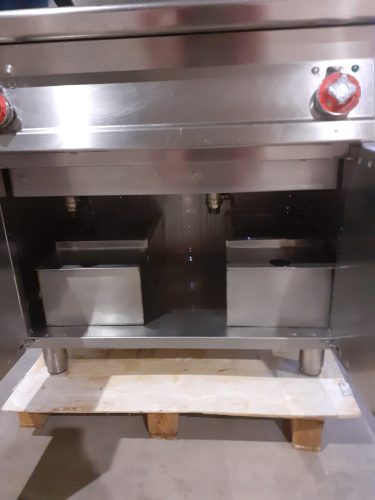 Lotus 2x13 literes elektromos olajsütő, álló, használt