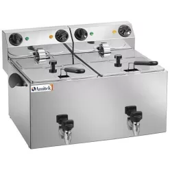 Asztali ipari olajsütő - AMITEK FC100L elektromos