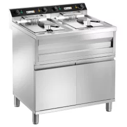 Elektromos üzemű ipari olajsütő - AMITEK FC120M 