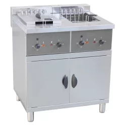 Elektromos üzemű ipari olajsütő - AMITEK FC250M 