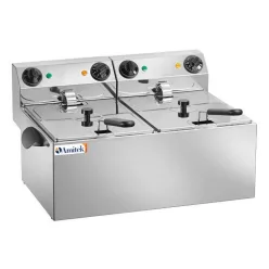 Asztali ipari olajsütő - AMITEK FE88 elektromos