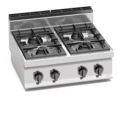 Ipari gáztűzhely - Berto's G7F4B 4 égőfejjel
