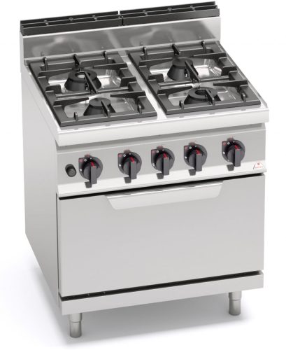 Ipari gáztűzhely - Berto's G7F4M 4 égőfejjel