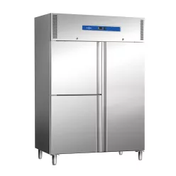 Gewerbe-Kühlschrank - 1400 Liter, 1+2 geteilte Türen