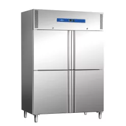 Gewerbe-Kühlschrank - 1400 Liter, 2+2 geteilte Türen