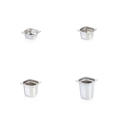 Gn edény - Gastronorm 1/6 edény