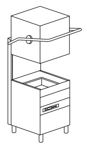 Kalapos mosogatógép - Dihr HT 12 Electron Lift