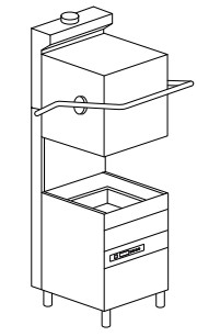 Kalapos mosogatógép - Dihr HT 12 Electron Plus HR Lift H+