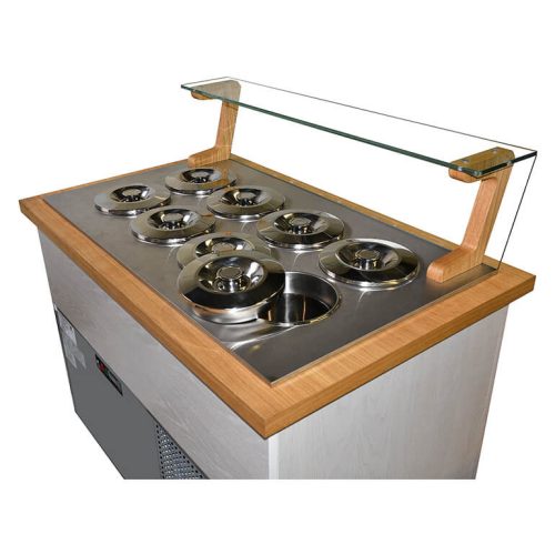 Fagylaltpult - K-1 ML 6 MALAGA | 6 tégelyes