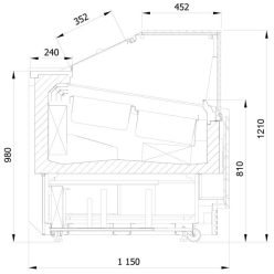 Fagylaltpult - PARADISO 24 tégelyes