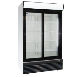 Üvegajtós hűtő - Csúszó, nettó 1000 liter
