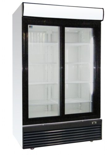 Üvegajtós hűtő - Csúszó, nettó 1000 liter